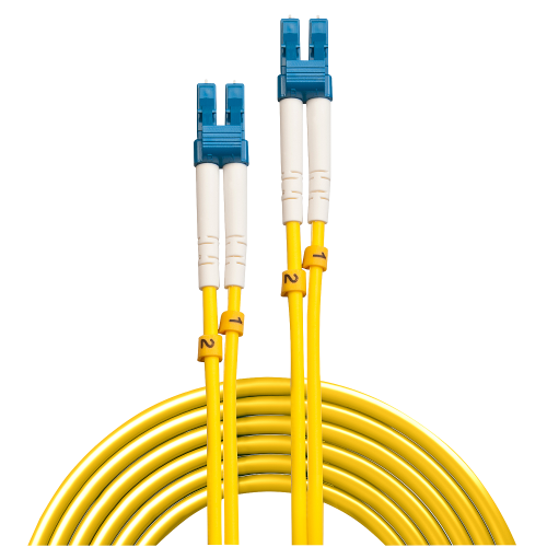 Lindy 47450 Cable de fibra óptica monomodo LC-LC OS2 de 1 m