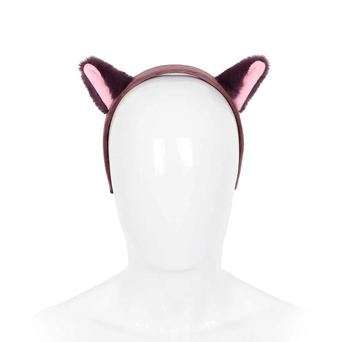 Forever Ninette Set Diadema y Cola Orejas de Gatito Peluche Multicolor con Alfiler de Seguridad
