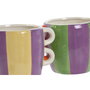DKD Home Decor Macetero Dolomite Multicolor Pack de 2 Surtido