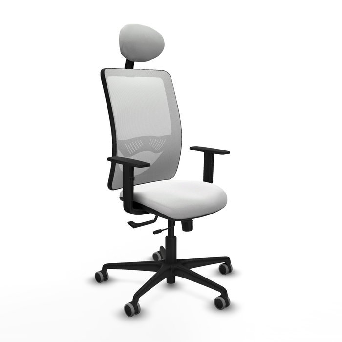 PIQUERAS Y CRESPO Silla de oficina Zulema Blanco con Mecanismo Sincro/Traslack PIQUERAS Y CRESPO Silla de oficina Zulema Blanco con Mecanismo Sincro/Traslack