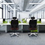 PIQUERAS Y CRESPO Silla de oficina Alfera traslack malla negra Bali amarillo