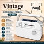 SAMI Radio Sami Vintage 3 bandas solar/batería multimed