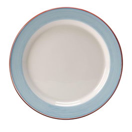 Steelite Plato llano vajilla porcelana diseño Rio Azul, 27 cm (Set de 24)