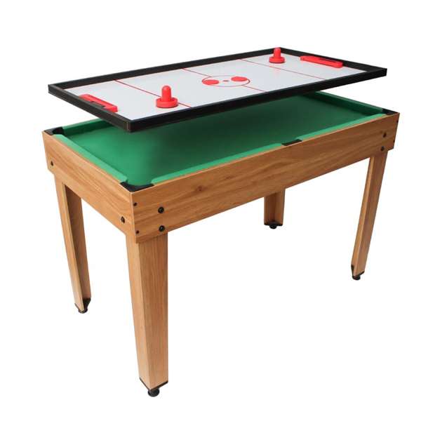 Ociotrends Mesa Multijuegos 7 en 1 (Futbolín, Ping-Pong, Hockey) - 106.9 x 60.5 x 81 cm - Idiomas: Español, Inglés, Francés