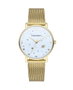 Radiant Reloj Milky Way RA545202 con Esfera Blanca y Acabado Dorado