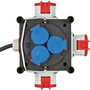 Brennenstuhl BSV 3 MINI/ TPE Distribuidor de potencia de goma