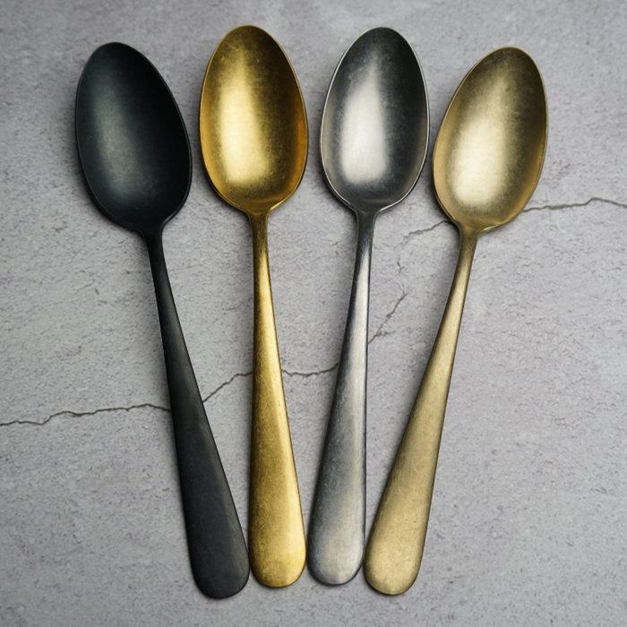 Summa Bamberg Champagne Cuchara Moca 105 mm (Set de 12)