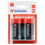 Verbatim Pilas Alcalinas Mono D LR 20 - Pack de 2 unidades