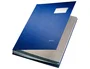 LEITZ Portafirmas 5700 con 20 compartimentos y tapa de polipropileno, azul