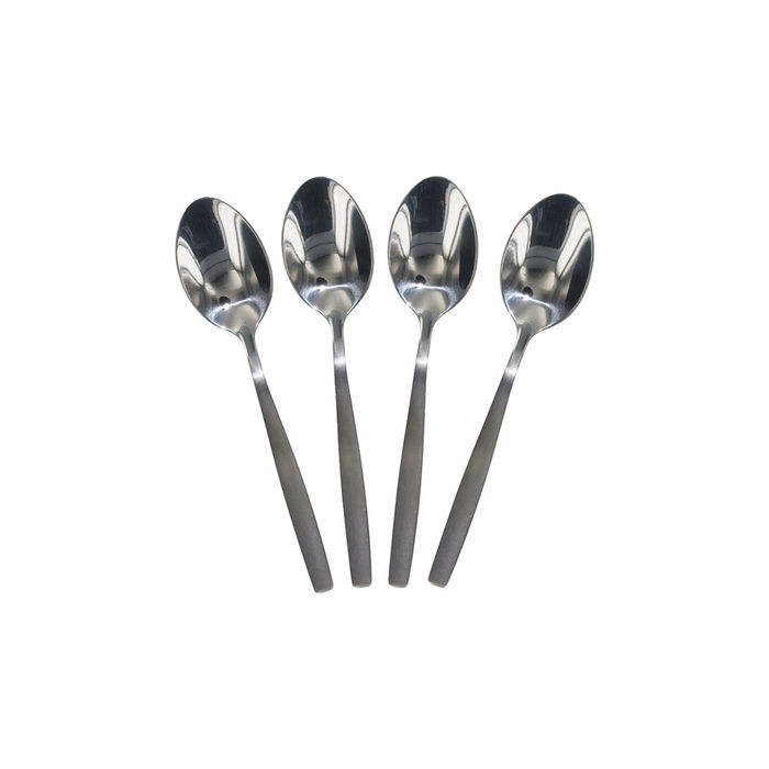 Home Deco Factory Cubertería 16 Piezas Acero Inoxidable Mango Cepillado