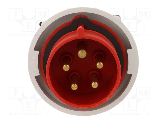 PAWBOL Conector Macho IEC 60309 de 5 Pines 32A 400V IP67 PAWBOL Conector Macho IEC 60309 de 5 Pines 32A 400V IP67
