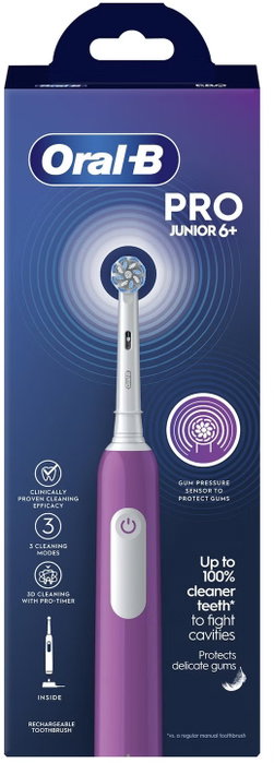 Oral-B Junior Cepillo de Dientes Eléctrico Púrpura