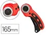 Q-connect Cúter Rotatorio XD-38, Cuchilla Circular 45 mm, 22x165x56 mm, Herramienta de Corte Preciso para Papel, Tela y Cuero