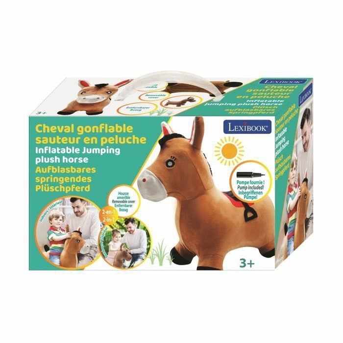 Lexibook Peluche de poni saltarín inflable