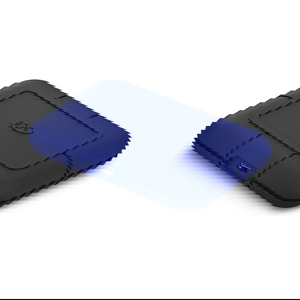 Seagate Pro5 SSD 4TB Thunderbolt 5 USB4 Gen 2x2 6700 MB/s 80 Gbit/s IP68 Azul LaCie Rugged SSD