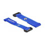 DeLOCK Bridas de cable con lazo y ojal de sujeción Azul 150 x 20 mm (5 piezas)