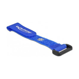 DeLOCK Bridas de cable con lazo y ojal de sujeción Azul 150 x 20 mm (5 piezas)