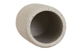 DKD Home Decor Vaso Beige Resina 7 x 11 x 7 cm (2 Unidades) Apto para lavavajillas