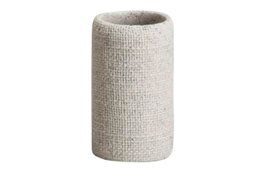DKD Home Decor Vaso Beige Resina 7 x 11 x 7 cm (2 Unidades) Apto para lavavajillas
