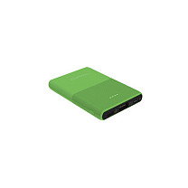 Terratec Powerbank P50 Pocket 5000mAh - Batería Externa Portátil de Litio Verde Flash con Micro-USB y USB-C, Carga Dual