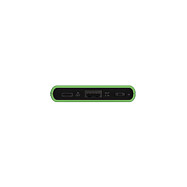 Terratec Powerbank P50 Pocket 5000mAh - Batería Externa Portátil de Litio Verde Flash con Micro-USB y USB-C, Carga Dual