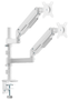 Aisens Soporte de Mesa Eco Contrapeso para 2 Monitores/TV de 17-32 Pulgadas, Blanco