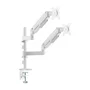Aisens Soporte de Mesa Eco Contrapeso para 2 Monitores/TV de 17-32 Pulgadas, Blanco