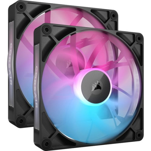 Corsair RX140 RGB iCUE LINK Dual Kit de 140 mm Corsair RX140 RGB iCUE LINK Dual Kit de 140 mm