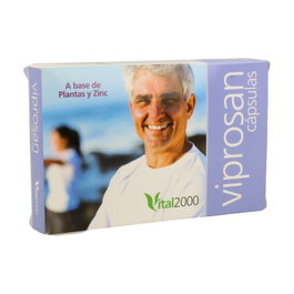 Vital2000 VIPROSAN 60 cápsulas Complemento alimenticio con plantas y zinc