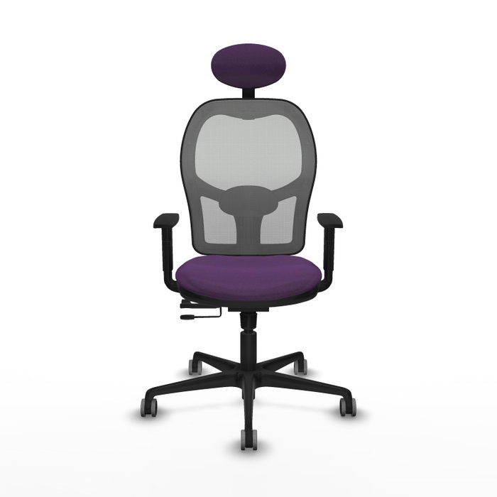 PIQUERAS Y CRESPO Silla de oficina Jorquera Morada con Mecanismo Sincro/Traslack