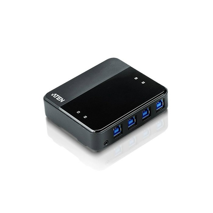 ATEN US434 Switch de periféricos USB 3.2 Gen1 de 4 x 4 puertos ATEN US434 Switch de periféricos USB 3.2 Gen1 de 4 x 4 puertos
