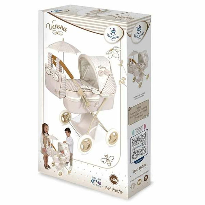 Decuevas Coche de Muñeca Plegable Verona con Sombrilla