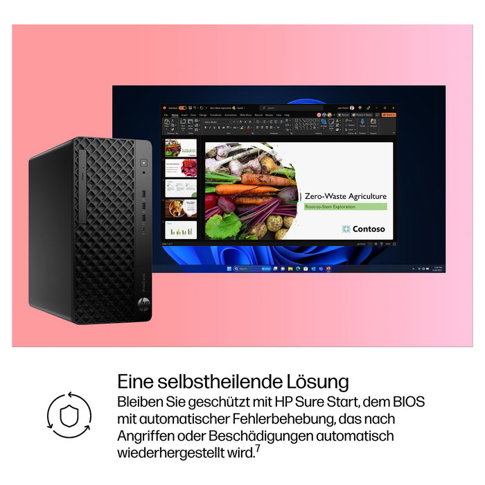 HP ProDesk 4 TWR G1I CU5-235 Ordenador de Sobremesa con 32GB de RAM y 512GB SSD con Windows 11 Pro