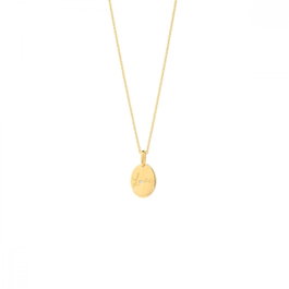 Secrecy Collar LOVE FIERCELY con Diamante en Plata de Ley y Baño de Oro 18K
