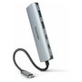 Dicota Hub USB-C 4-en-1 de Alta Velocidad D32061, 10 Gbps, Plata, Aluminio