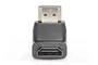 Digitus Adaptador HDMI Macho a HDMI Hembra Acodado Negro AK-330502-000-S