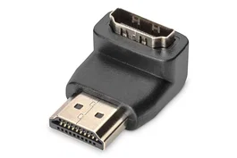 Digitus Adaptador HDMI Macho a HDMI Hembra Acodado Negro AK-330502-000-S