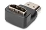 Digitus Adaptador HDMI Macho a HDMI Hembra Acodado Negro AK-330502-000-S