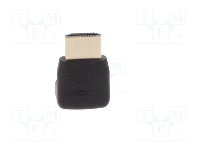Digitus Adaptador HDMI Macho a Hembra Acodado Negro AK-330502-000-S