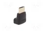 Digitus Adaptador HDMI Macho a Hembra Acodado Negro AK-330502-000-S