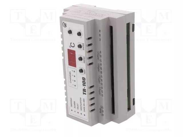 NOVATEK ELECTRO Regulador de temperatura TR-100 para raíl DIN