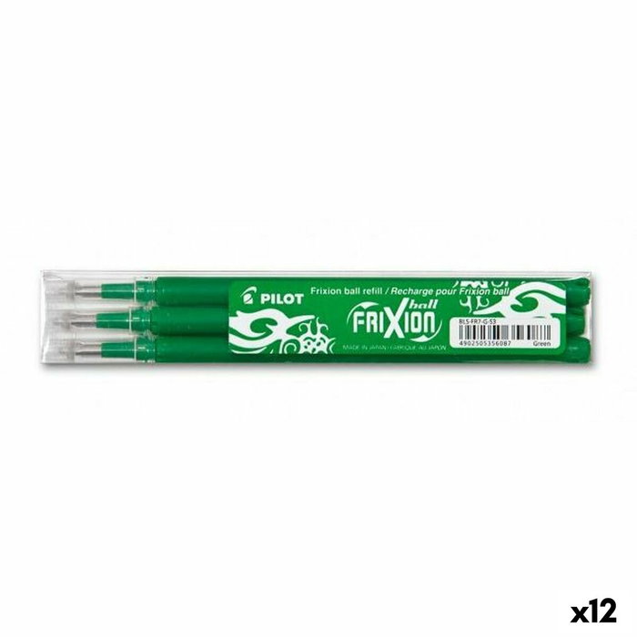 Pilot Paq.3 recambios boligrafo Frixion verde