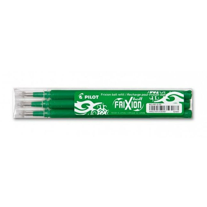 Pilot Paq.3 recambios boligrafo Frixion verde