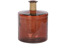 DKD Home Decor Jarrón Cristal Reciclado Enea 35x35x45 30 L