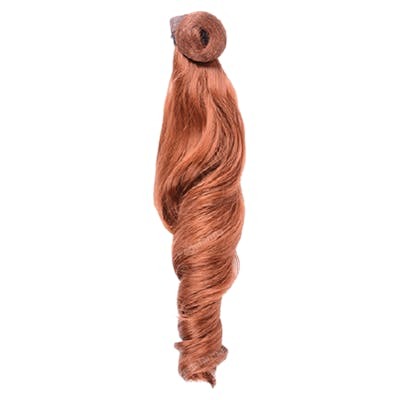 Bifull Coleta Rizada 50cm Mod 30 Rubio Claro Dorado Cobrizo
