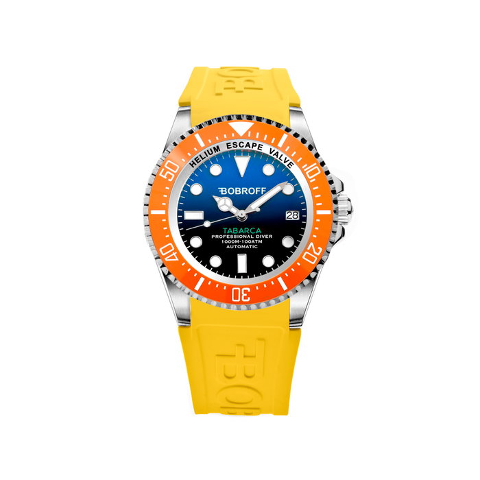 Bobroff BF0003bn-BFSTA Reloj Automático con Correa Amarilla Bobroff BF0003bn-BFSTA Reloj Automático con Correa Amarilla