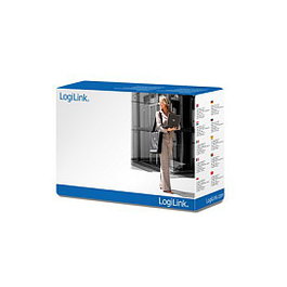 LogiLink CP090 Cable de Alimentación IEC C13 a C14, 1.8m, Conector en Ángulo, Negro