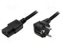 LogiLink CP090 Cable de alimentación C13 1,8 m Negro