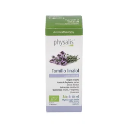 PHYSALIS Esencia Tomillo Linalol 10Ml. Bio para Vías Respiratorias y Cuidado Pectoral