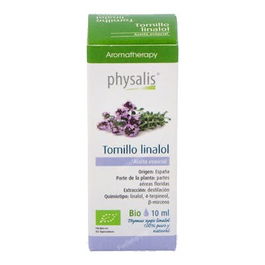 PHYSALIS Esencia Tomillo Linalol 10Ml. Bio para Vías Respiratorias y Cuidado Pectoral